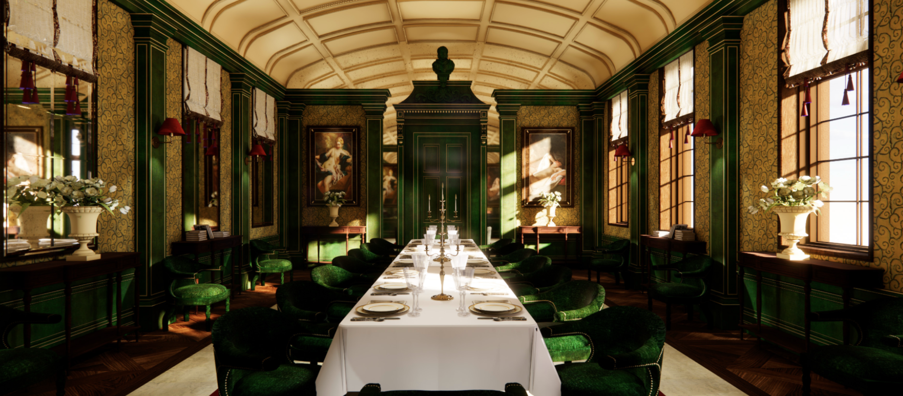 Hotel Kraus dining room